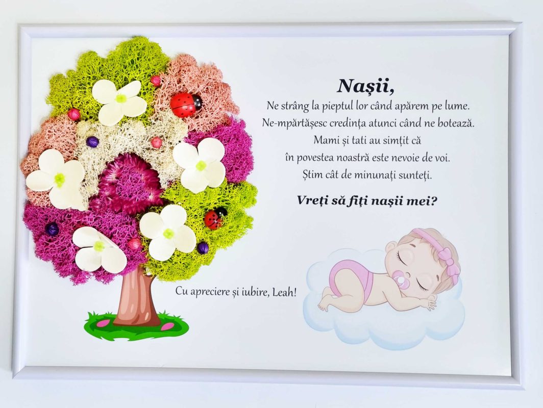 Cadou Personalizat pentru Nasii de Botez - Cadouri pentru Nasi si Fini