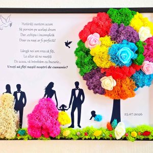 cadou pentru cererea nasilor de cununie